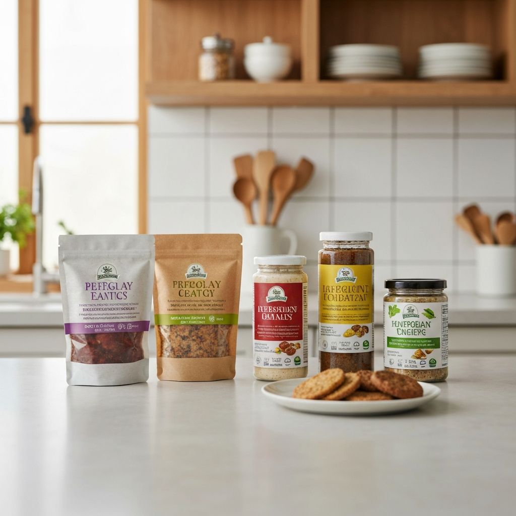 Produktbeschreibung auf einer Verpackung